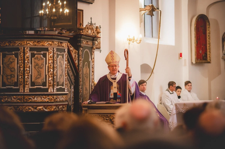 Poświęcenie figury w Trąbkach Wielkich