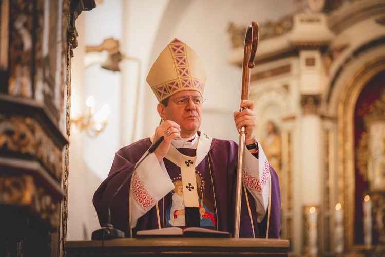 Poświęcenie figury w Trąbkach Wielkich
