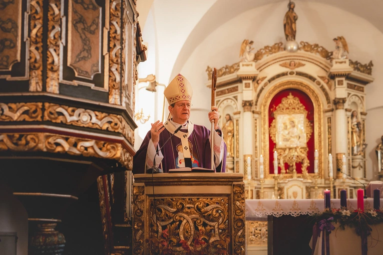 Poświęcenie figury w Trąbkach Wielkich