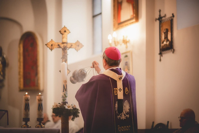 Poświęcenie figury w Trąbkach Wielkich