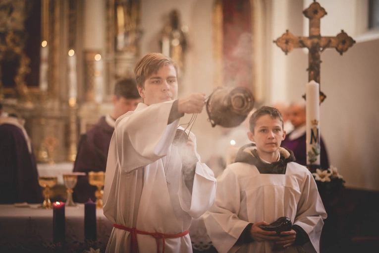 Poświęcenie figury w Trąbkach Wielkich