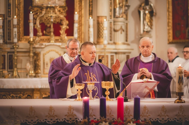 Poświęcenie figury w Trąbkach Wielkich