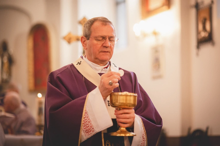 Poświęcenie figury w Trąbkach Wielkich