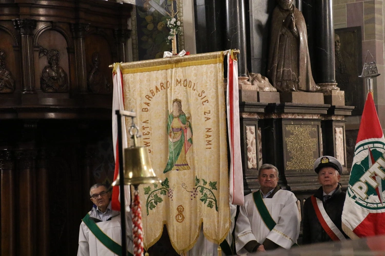 Płock. Barbórka w katedrze