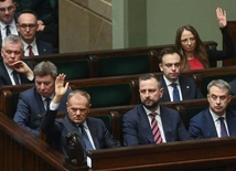 W ławach rządowych sejmu