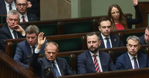 W ławach rządowych sejmu