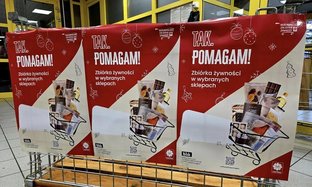 Śląskie. Zbiórka żywności dla potrzebujących. Akcja Caritas "Tak. Pomagam!" 