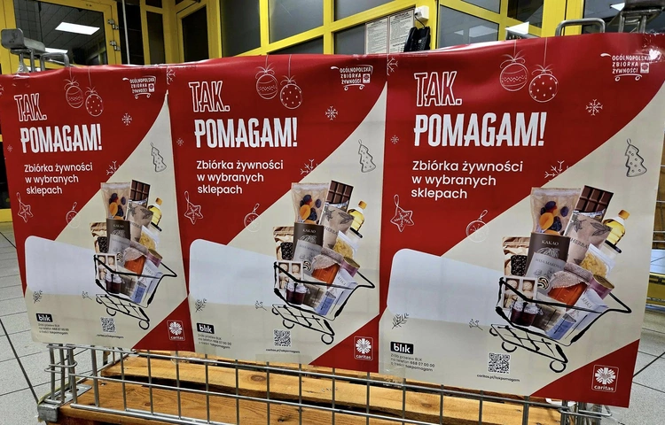 Śląskie. Zbiórka żywności dla potrzebujących. Akcja Caritas "Tak. Pomagam!" 
