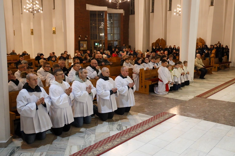 Uroczystość kandydatury w konkatedrze w Stalowej Woli