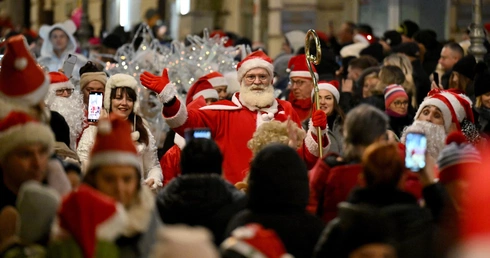 Orszak świętego Mikołaja w Kielcach