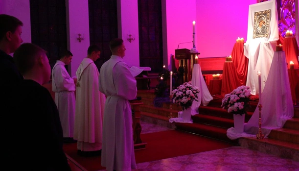 Akatyst ku czci Bogurodzicy w radomskim seminarium 