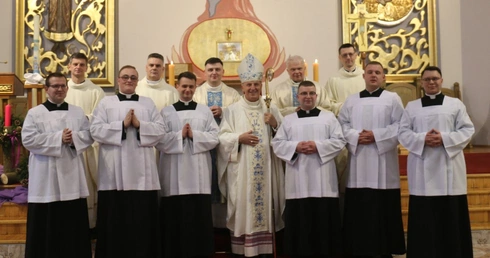 Obłóczyny i kandydatura w Wyższym Seminarium Duchownym w Radomiu 