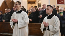 Dwaj klerycy przyjęli strój duchowny i stali się kadydatami do święceń