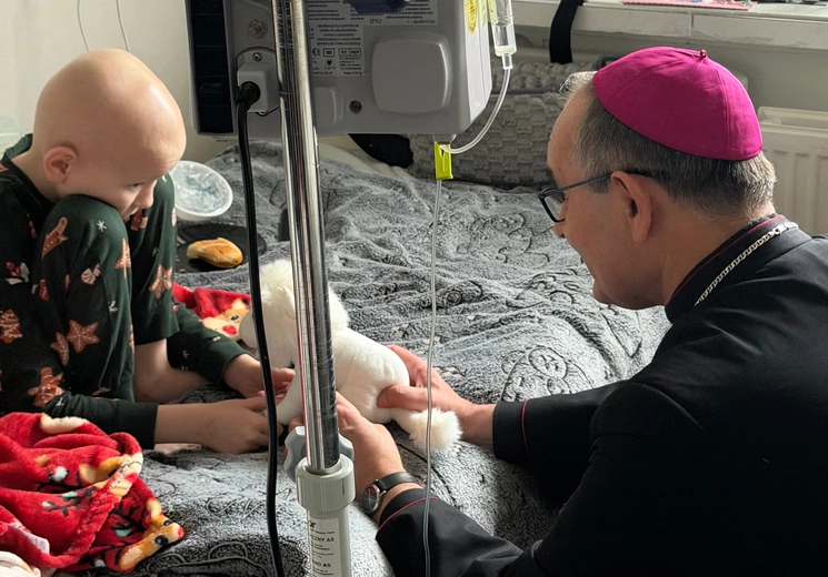Abp Andrzej spotkał się z pacjentami Górnośląskiego Centrum Zdrowia Dziecka