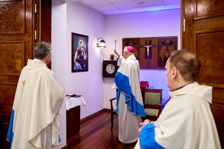 Msza św. w kaplicy Uniwersytetu Morskiego w Gdyni