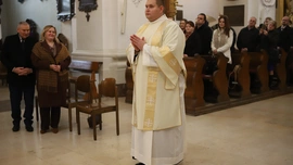 Diakon Marcel Korzeniewski święcenia kapłańskie pierwszego stopnia przyjął w dniu święta patronalnego WSD w Łowiczu.