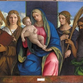 „Madonna z Dzieciątkiem i świętymi” w obrazie Giovanniego Belliniego