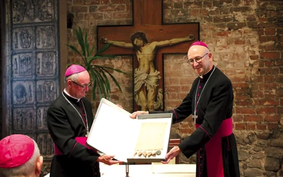 Podczas uroczystości w budynku kurii odczytano tłumaczenie dokumentów i podpisano protokół zwrotu. Biskup płocki i metropolita warszawski zaprezentowali historyczne teksty.