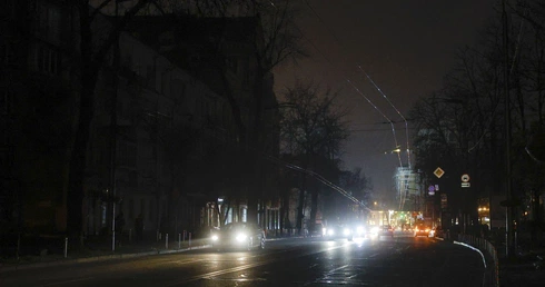 W Kijowie ciemniej niż zwykle