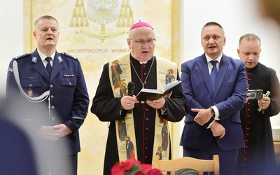 Spotkanie opłatkowe policjantów