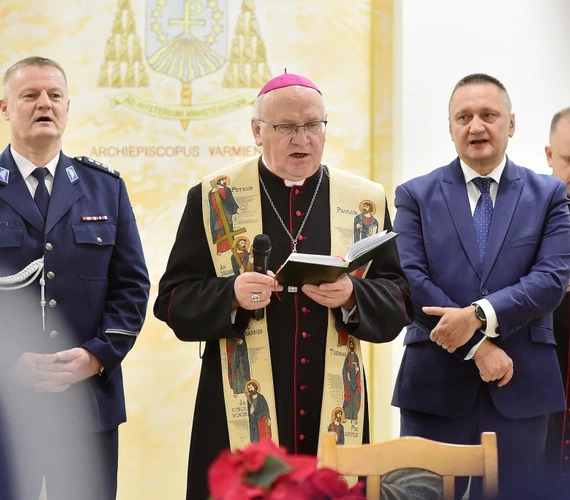 Spotkanie opłatkowe policjantów