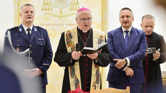 Spotkanie opłatkowe policjantów