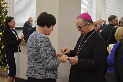 Świąteczne spotkanie profesorów i wykładowców