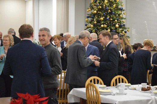 Świąteczne spotkanie profesorów i wykładowców