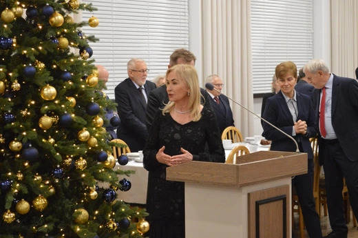 Świąteczne spotkanie profesorów i wykładowców
