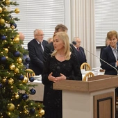 Świąteczne spotkanie profesorów i wykładowców