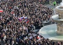 Podczas spotkania z papieżem na Anioł Pański