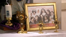 Bł. Ewa i bł. Marta w kaplicy szpitalnej we Wrocławiu