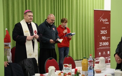 Gorzów Wlkp. Wigilia Caritas dla osób potrzebujących