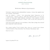 List biskupa Andrzeja ws. zbrodni w Jeleniej Górze