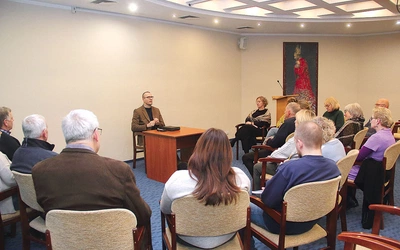 Radni na spotkaniu z Aleksandrem Bańką w CEF. 