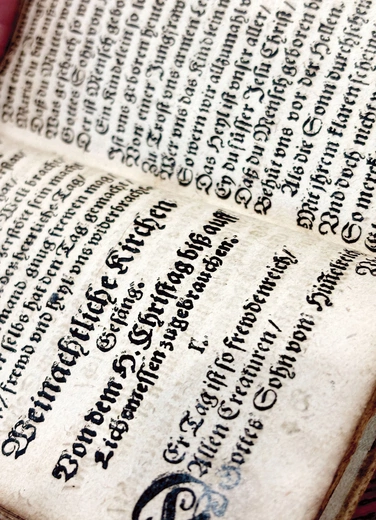 Najstarszy drukowany śpiewnik z 1639 r.  
