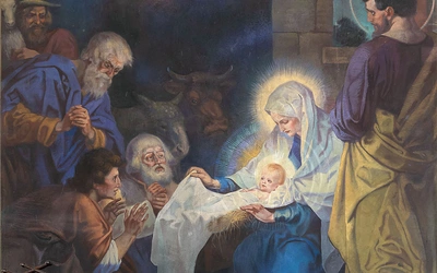  „Bóg się rodzi, moc truchleje, Pan niebiosów obnażony! Ogień krzepnie, blask ciemnieje, ma granice Nieskończony…”.