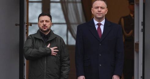 Trwa pierwsze spotkanie prezydentów Nawrockiego i Zełeńskiego