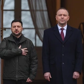 Trwa pierwsze spotkanie prezydentów Nawrockiego i Zełeńskiego