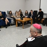 Biskup spotkał się z Młodzieżową Radą Duszpasterską w Rokitnie
