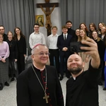 Biskup spotkał się z Młodzieżową Radą Duszpasterską w Rokitnie