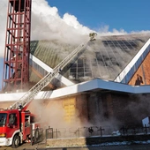 Straż pożarna gasi