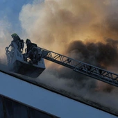 Pożar kościoła w Lublinie