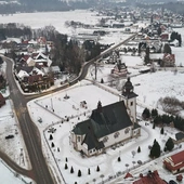 Zimowe krajobrazy pod Tatrami 