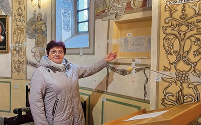 Sołtys Anna Fiślak. 