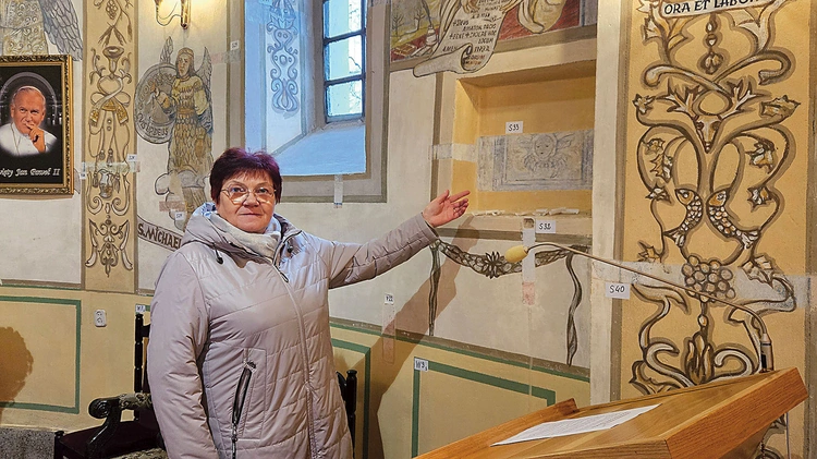 Sołtys Anna Fiślak. 