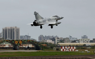 Samolot tajwańskich sił zbrojnych w pogotowiu