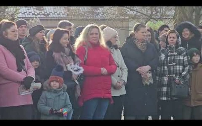 Rozpoczęcie pokłonu Trzech Króli w Przecławiu