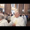 Rozpoczęcie Mszy św. w bazylice kołobrzeskiej z okazji zjazdu Solidarności