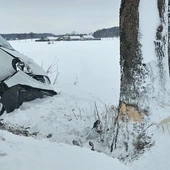 Północne Mazowsze pod śniegiem